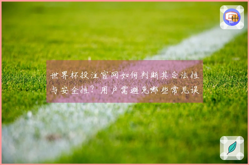 世界杯投注官网如何判断其合法性与安全性？用户需避免哪些常见误区？